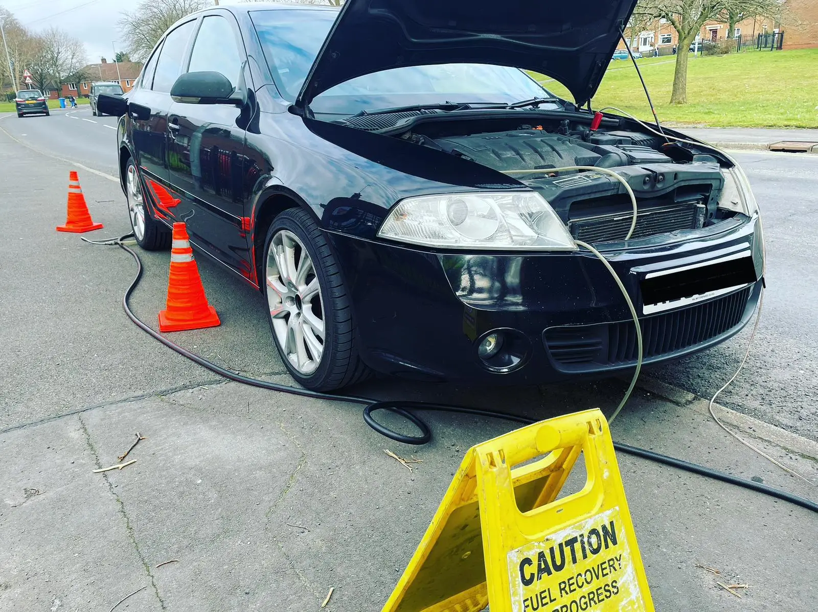 diesel in petrol car